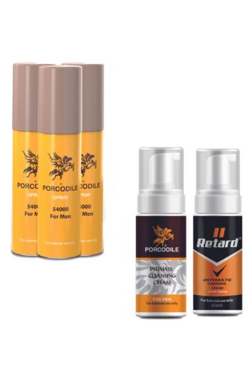 Porcodile 3 Adet Sprey - For Men Krem Ve Retard Krem
