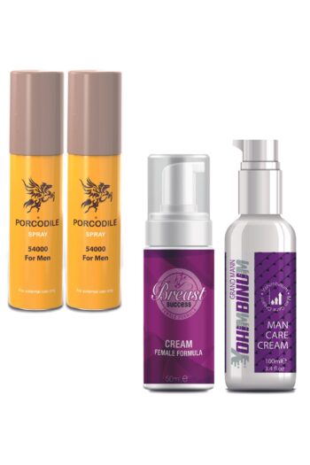 Porcodile 2 Adet Sprey - Yohimbinum Grand Mann Krem Ve Breast Success Krem