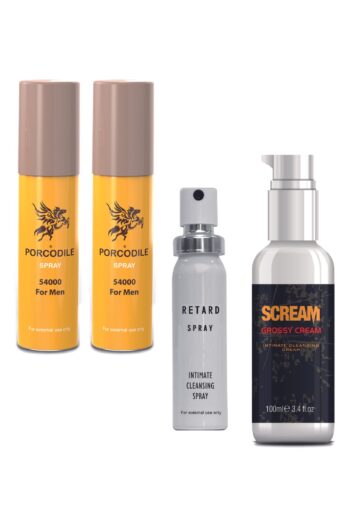 Porcodile 2 Adet Sprey - Scream Gross Mann Krem Ve Retard Sprey