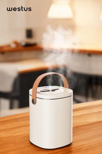 Westus Çift Sprey Büyük Boy 1.8 Litre Hava Oda Nemlendirici RGB Işıklı Buhar Makinesi Aroma Difüzör - Air 3