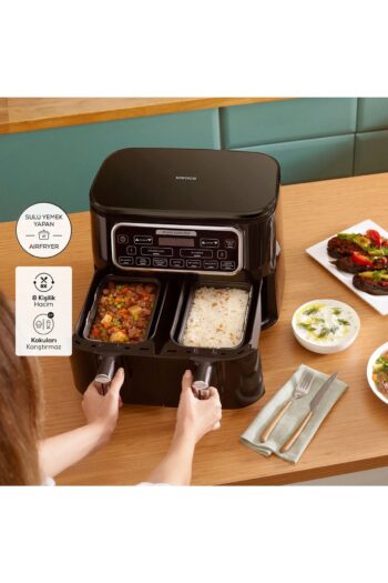 Karaca 8 in 1 Sulu Yemek&Ev Yemeği/Fritöz /Fırın-Izgara/Kek Yapma/Yoğurt Hazırlama 8 Kişilik/8 LT Airfryer