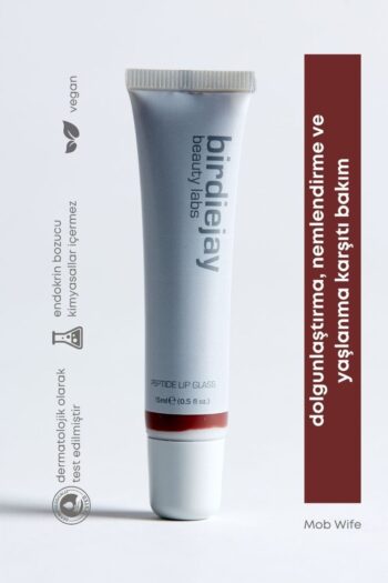 Birdiejay Peptit Lip Balm | Parlatıcı, Nemlendirici, Dudak Bakım, 15 ml | Bordo