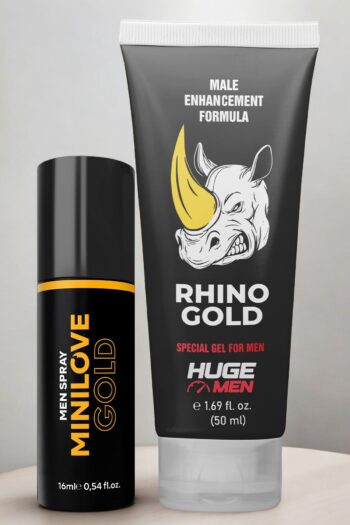 HUGE MEN Muhteşem İkili Set Penis Büyütücülü ve Geciktiricili Etkili 16 ml Sprey