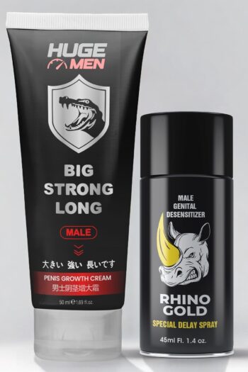 HUGE MEN Doğal İcerikli Set Penis Büyütücülü ve Geciktiricili Etkili 45 ml Sprey