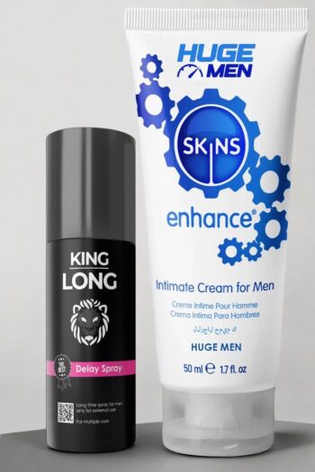 HUGE MEN Süper İkili Set Penis Büyütücülü ve Geciktiricili Etkili 16 ml Sprey