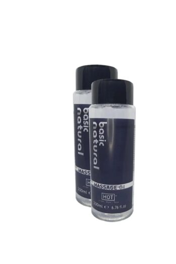 Hot Basic Natural Erkek İstek Artırıcılı Rahatlatıcı Massage Oil 400ml X 2 ADET