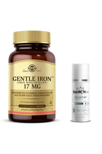 Solgar Emilimi Yüksek Demir İçeren Gentle Iron 17mg 90 Kapsül + 100ml Facial Cleanser Hediye