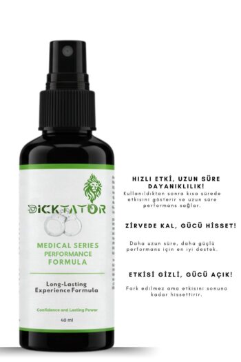 Dicktator Green Med Uzun Deneyim Spreyi – Kokusuz, Hızlı Emilim, Doğal Içerik