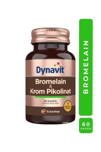 Dynavit Bromelain & Krom Pikolinat 60 Bitkisel Kapsül - Bromelain, Krom Pikolinat