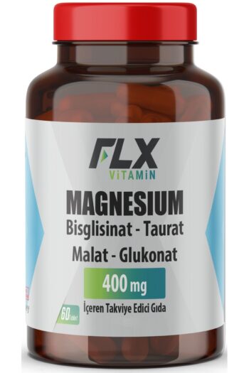 FLX 60 Tablet Magnezyum Bisglisinat Malat Taurat Glukonat Magnesium Elementleri 400 Mg