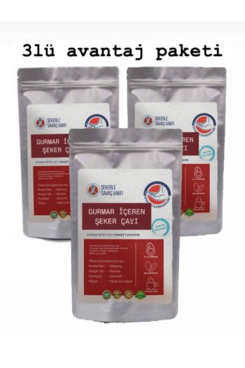 Bitkideresi Şekerle Savaş Vakfı Gurmar içerikli çayı 30lu süzen poşet 3lü avantaj paketi