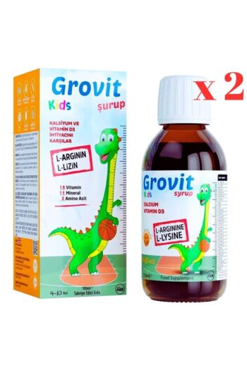 Grovit Kids Multivitamin Şurup 150 Ml Boy Uzamasına Yardımcı Ve Iştah Düzenleyici - 2 Adet