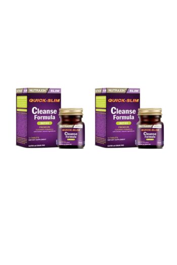 Nutraxin Quick Slim Cleanse Formula 7 Detox 14 Tablet X2 Adet