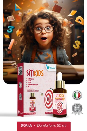 Vitasso SİTİKOLİN ÇOCUK OMEGA-3 DHA EPA SİTİKİDS 50 ML DAMLA FOSFATİDİLKOLİN B12
