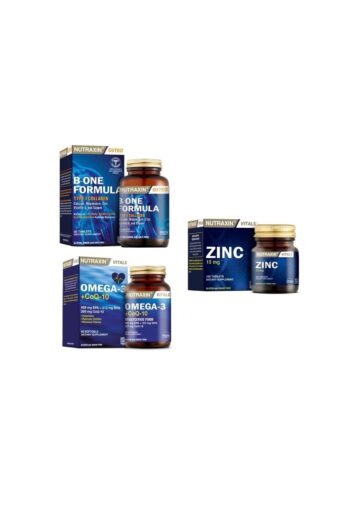 Nutraxin B-one Formula 90 Tablet +omega 3 +coq-10(koenzim) 60 Kapsül + Zinc 15 Mg 100 Tablet