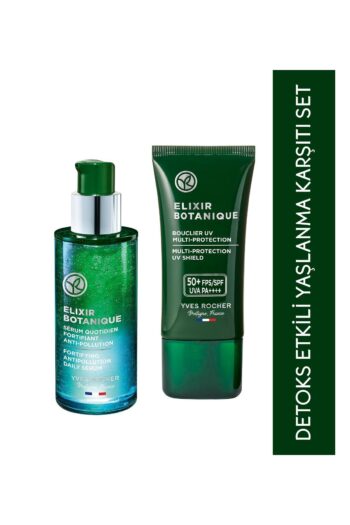 Yves Rocher Detoks Etkili Canlandırıcı Gençlik İksiri,50 Faktör Koruyuculu Yaşlanma Karşıtı Yüz Kremi Bakım Seti