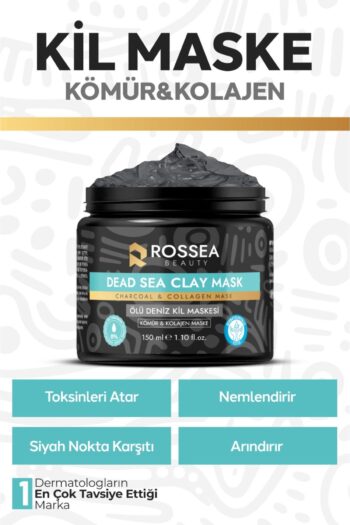 ROSSEA Collagen Ölüdeniz Kil Maskesi Leke,giderici Ve Siyah Nokta Giderici Maske 150gr