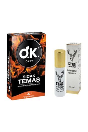 Okey Prezervatif Sıcak Temas ve Stag 9000 Sprey