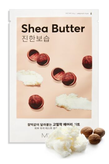 Missha Shea Yağı Özlü Besleyici ve Yoğun Nemlendirici Yaprak Maske (1ad) Airy Fit Sheet Mask Shea Butter