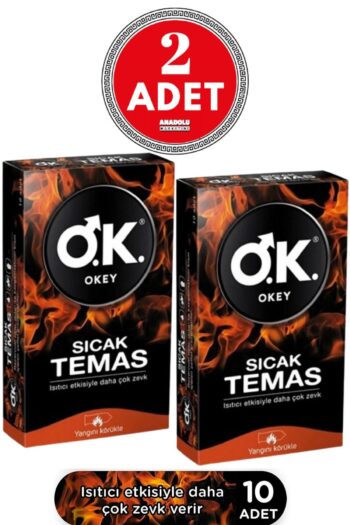 Okey 10 Adet Sıcak Temas Prezervatif 2'li Set