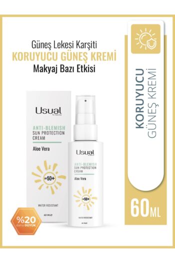 Usual Güneş Kremi +50 Spf 60 ml -  Aydınlatıcı Etkili Makyaj Bazı