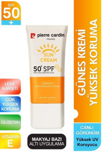 Pierre Cardin Yüz Güneş Kremi Yüksek Uv Koruma Spf 50 Leke Önleyici Renk Tonu Eşitleyici 50 ml
