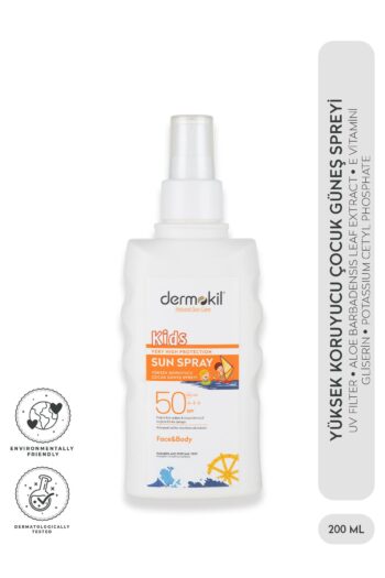 Dermokil Çocuk Spf 50 Yüz Ve Vücut Güneş Spreyi 200 ml