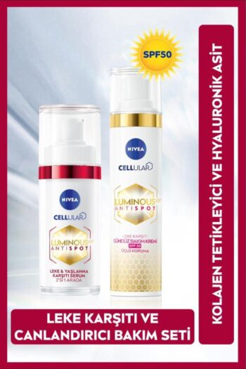 NIVEA Luminous630 Kolajen Tetikleyici Yaşlanma Ve Leke Karşıtı Cilt Serumu 30ml Ve Gündüz Bakım Kremi 40ml