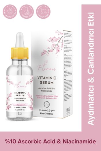 Flamour Aydınlatıcı & Canlandırıcı , Leke Karşıtı C Vitamin Serum 30 ml ( Ascorbic Acid % 10 )