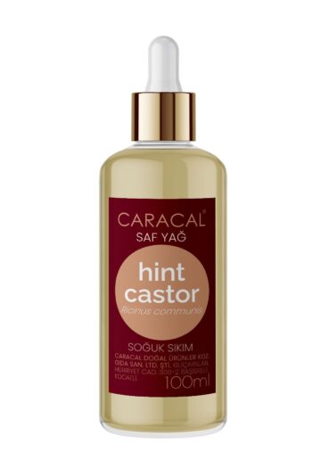 caracal 100ml Saf Hint Yağı Castor Yağı Soğuk Sıkım Kastor Yağı Ricinus Communis Doğal Ve Katkısız