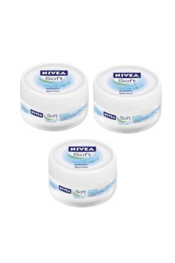 NIVEA Soft Krem 200 Ml Nemlendirici Bakım Yüz Kremi 4005808890507 (3 Adet)