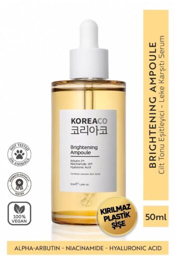 KOREACO Arbutin İçeriği İle Koyu Leke Önleyici Cilt Tonu Eşitleyici Nemlendirici Aydınlatıcı Serum