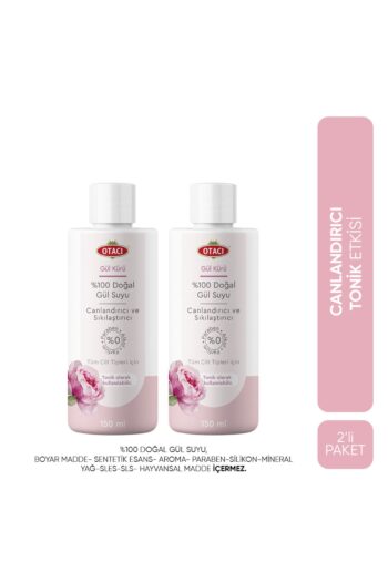 Otacı Avantajlı 2 li Gül Kürü % 100 Doğal Gül Suyu Canlandırıcı, Sıkılaştırıcı 150 ml