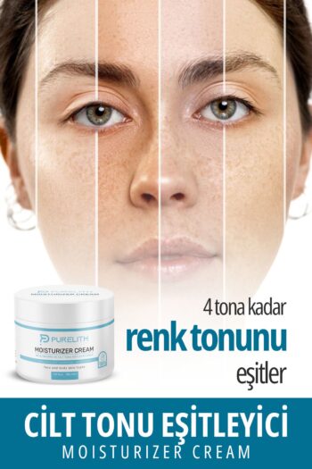 Purelith Nemlendirici Yüz Kremi Cilt Tonu Eşitleyici Aydınlatıcı Su Bazlı Tüm Cilt Tipleri Moisturizer 50 ml