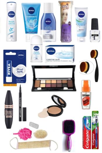 NIVEA Kadın Kişisel Bakım Seti Sandıksız Çeyiz Bohça Seti 23 Parca