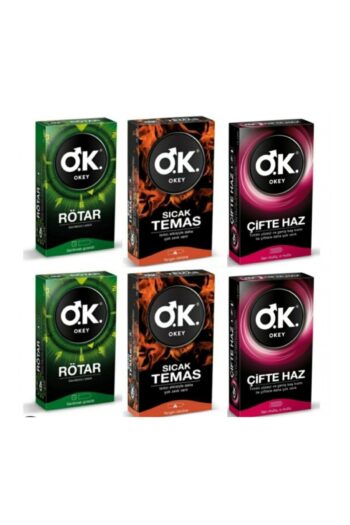 Okey Prezervatif Rötar 20 Li + Sıcak Temas 20 Li + Çifte Haz 20 Li