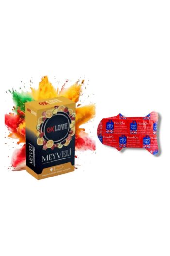 OXLOVE Meyve Aromalı İnce Prezervatif 10'lu + Erkeklere Özel 6'lı Hediye
