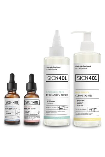Skin401 Temel Bakım Leke Rutini (Karma ve Yağlı Cilt Tipleri)