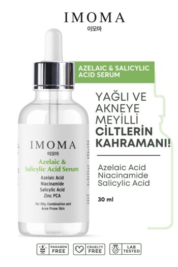 IMOMA Sivilce ve Akne Karşıtı Gözenek Sıkılaştırıcı Azelaic ve Salicylic Acid, Niacinamide, Zinc PCA Serum