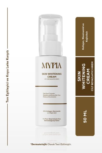 Mypia Cosmetics Cilt Beyazlatıcı Glutatyonlu Krem, Kolajen, Niacinamide ve Kojik Asit ile Leke Karşıtı Etkili 50 ML