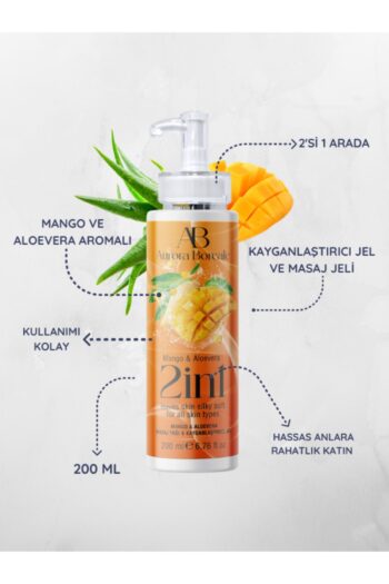 AŞKIN DEPOSU Aurora Boreale 2 1 Arada Mango Alovera Aromalı Masaj Yağ Kayganlaştırıcı 200ml