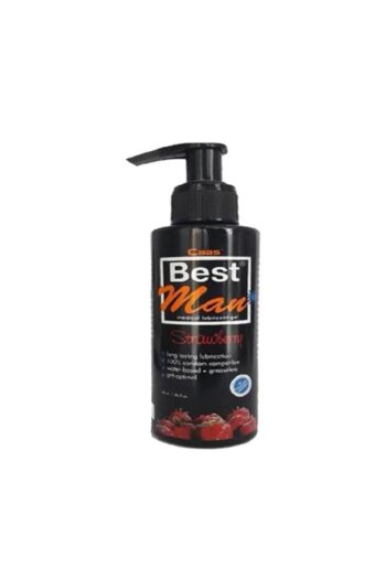 Cabs Best Man 150 ml Büyük Boy Çilekli Kayganlaştırıcı Jel