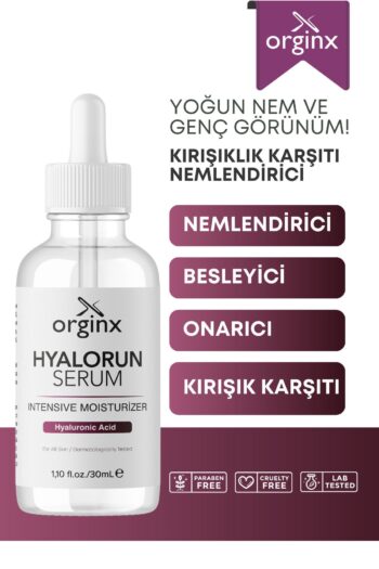 Orginx Kırışıklık Karşıtı Besleyici Onarıcı Ultra Yoğun Nemlendirici Cilt Bakım Serumu 30ml