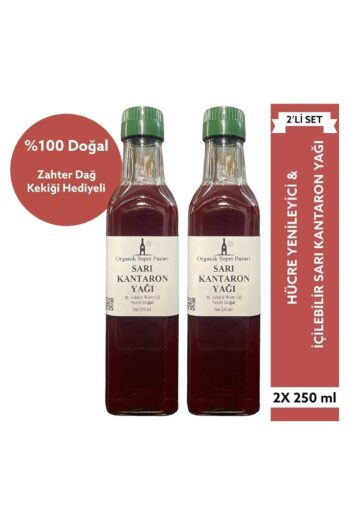 Organik Sepet Pazarı Sarı Kantaron Yağı 250 Ml ( 2 X 250 Ml ) Cam Şişe