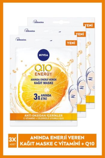 NIVEA Q10 Energy Kağıt Maske 1 Adet X 3