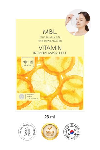 MBL Teresia C Vitamini, Peptidler ve Hyaluronik Asit İçeren Yaşlanma Karşıtı Yüz Maskesi