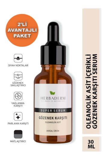 Herbaderm Süper Serum (OLEANOLİK ASİT) Gözenek Karşıtı 30 ml X2