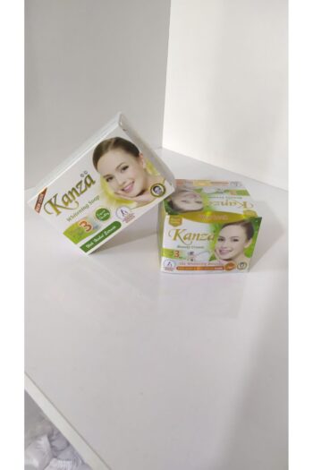 Kanza 3 LÜ KANZA KREM SERUM SABUN SETİ + BÜYÜK BOY SABUN