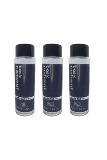 Hot Basic Natural Erkek İstek Artırıcılı Rahatlatıcı Massage Oil 600ml X 3 ADET