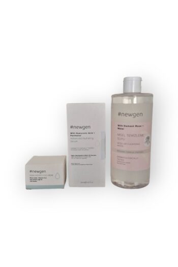 Rebul Newgen Hyaluronik Asit & Panthenol Serum + Misel Temizleme Suyu + Vitamin E ve Badem Yağlı Yüz Kremi